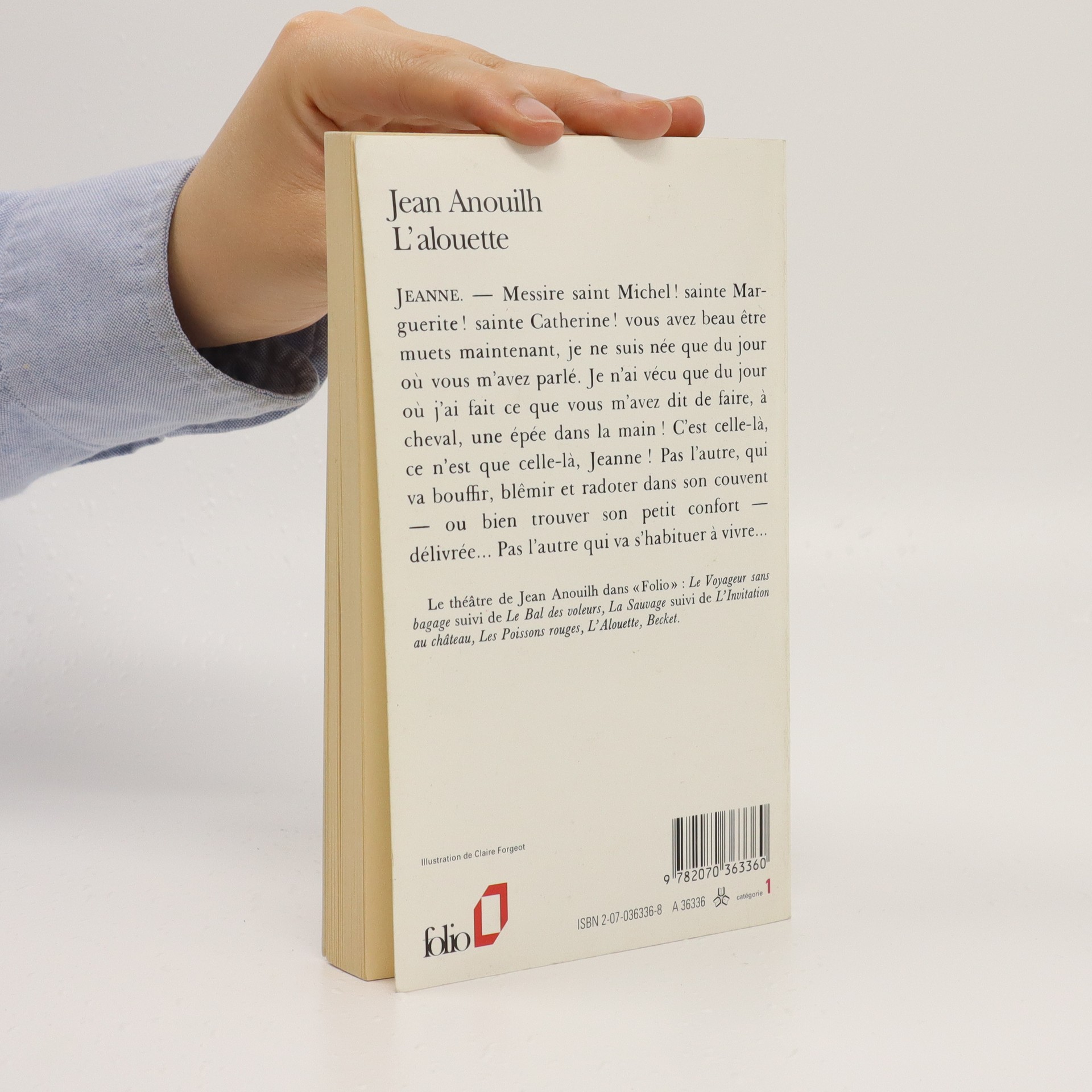 L'alouette Anouilh, Jean knihobot.cz